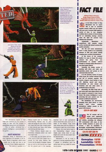 GAMES-X / Issue 25 / October 1991 / Review