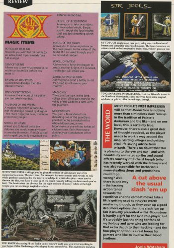 The One / Issue 40 / January 1992 / Review
